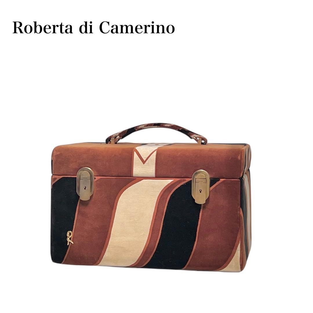 【希少品・美品】ロベルタディカメリーノバニティバッグ/コスメボックス
