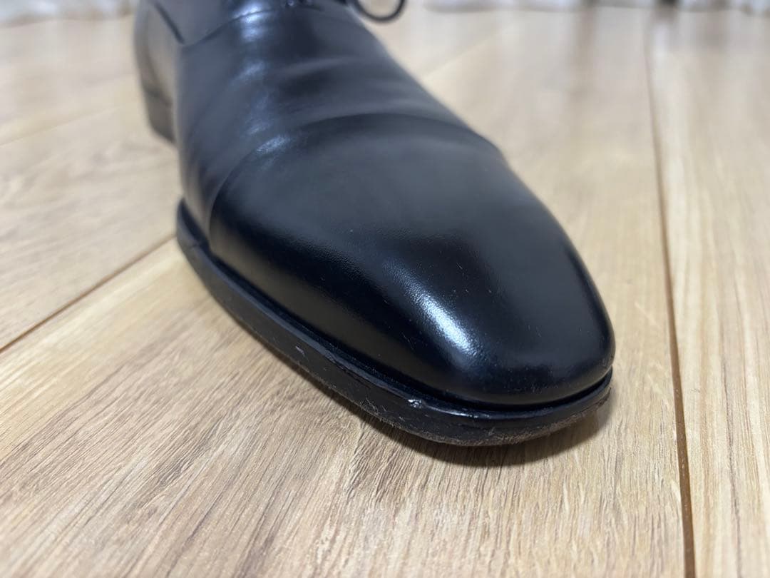 マグナーニ MAGNANNI 内羽根 ストレートチップ ブラック 43