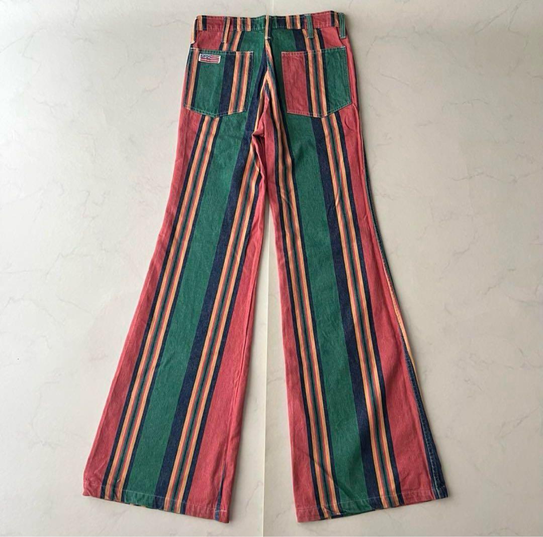 s*u様 70s UFO 総柄 ベルボトムTALON made in USA