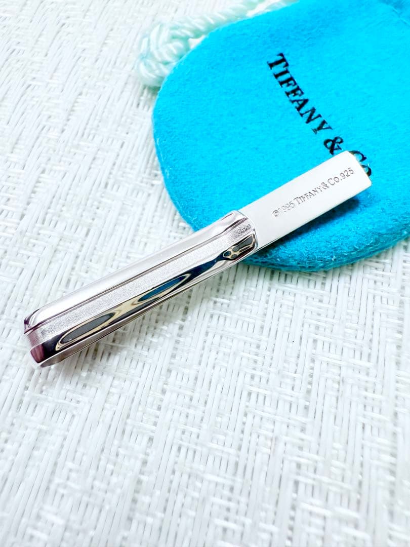 ティファニー　アトラス　925 ロゴ ネクタイピン　タイピン 研磨洗浄済み　美品