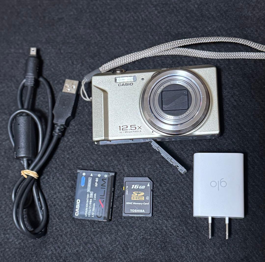 CASIO EX-ZS150コンパクトデジタルカメラ 12.5倍ズーム