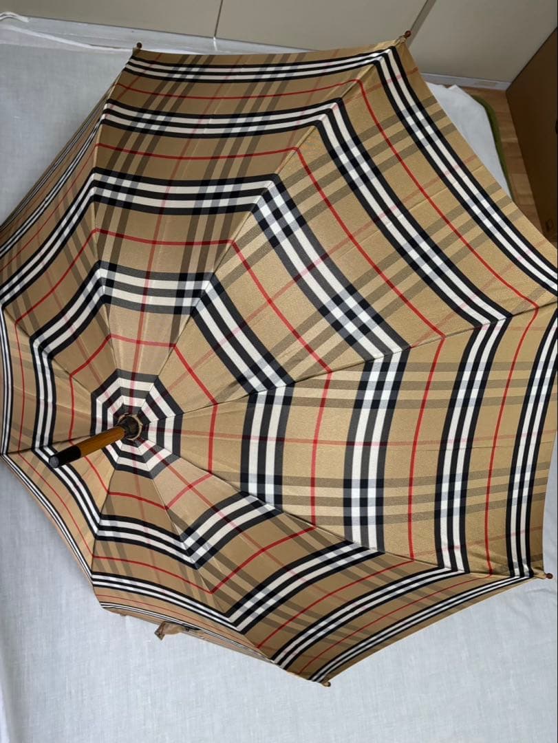 美品　Burberry's バーバリーズ　ノバチェック　長傘　雨傘