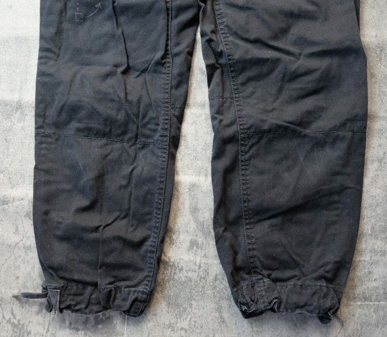 90s【ポロ ラルフローレン】 パラシュート カーゴパンツ ブラック y2k