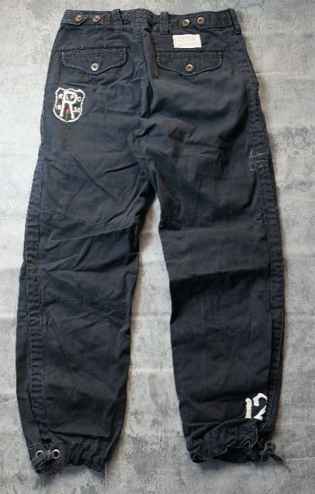 90s【ポロ ラルフローレン】 パラシュート カーゴパンツ ブラック y2k