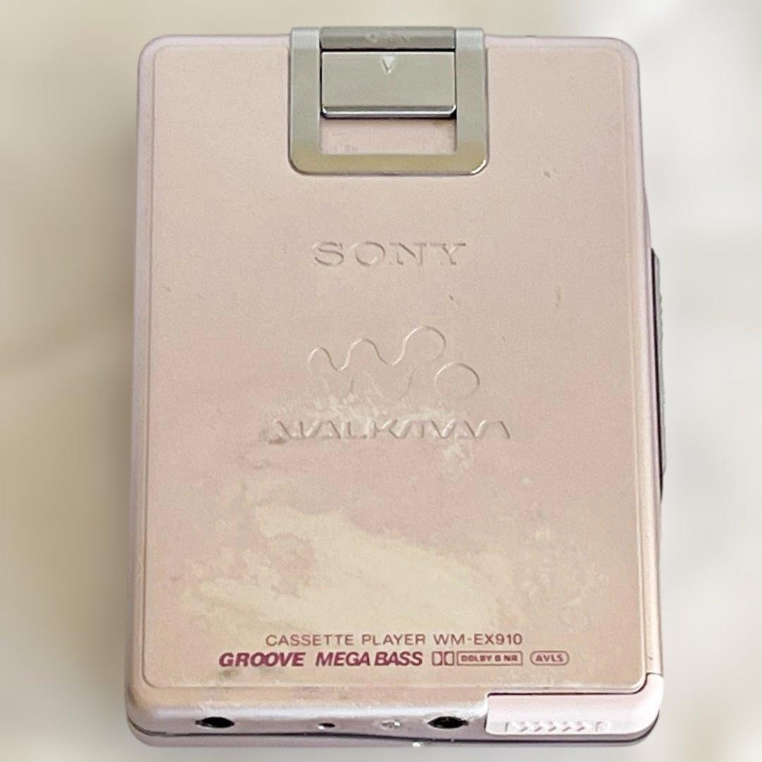 通電OK　SONY WM-EX910　ピンク　ウォークマン　ソニー　ジャンク