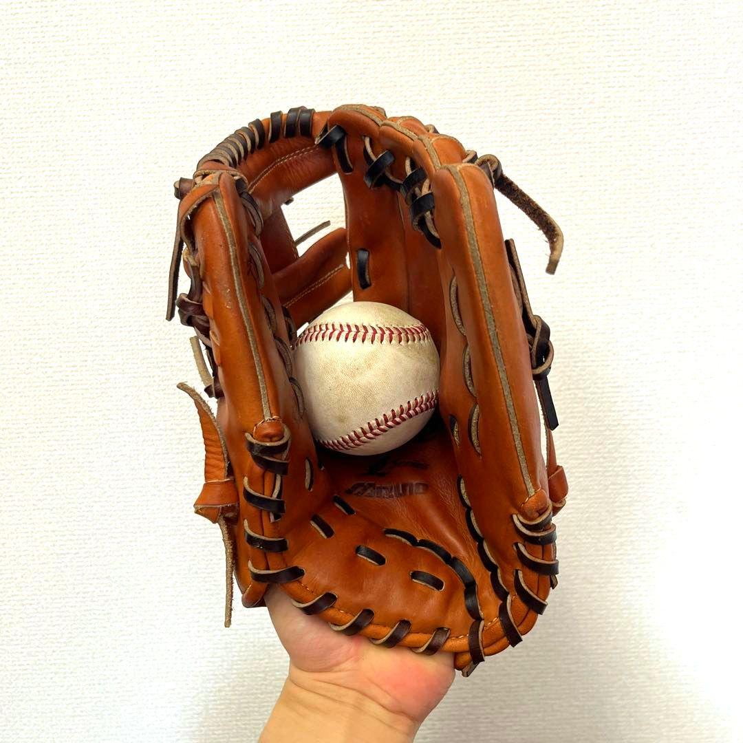 766 ミズノ グローバルエリート 型抜群 即戦力 軟式 内野手用グローブ