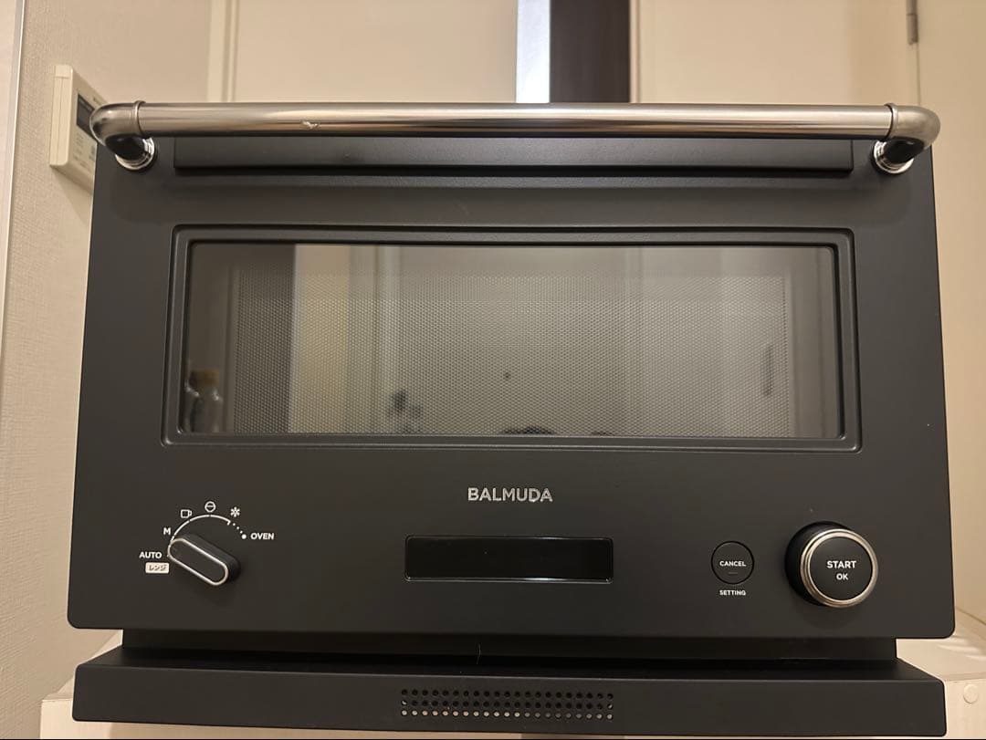 BALMUDA オーブンレンジ K09A-BK ブラック　美品 2024年製