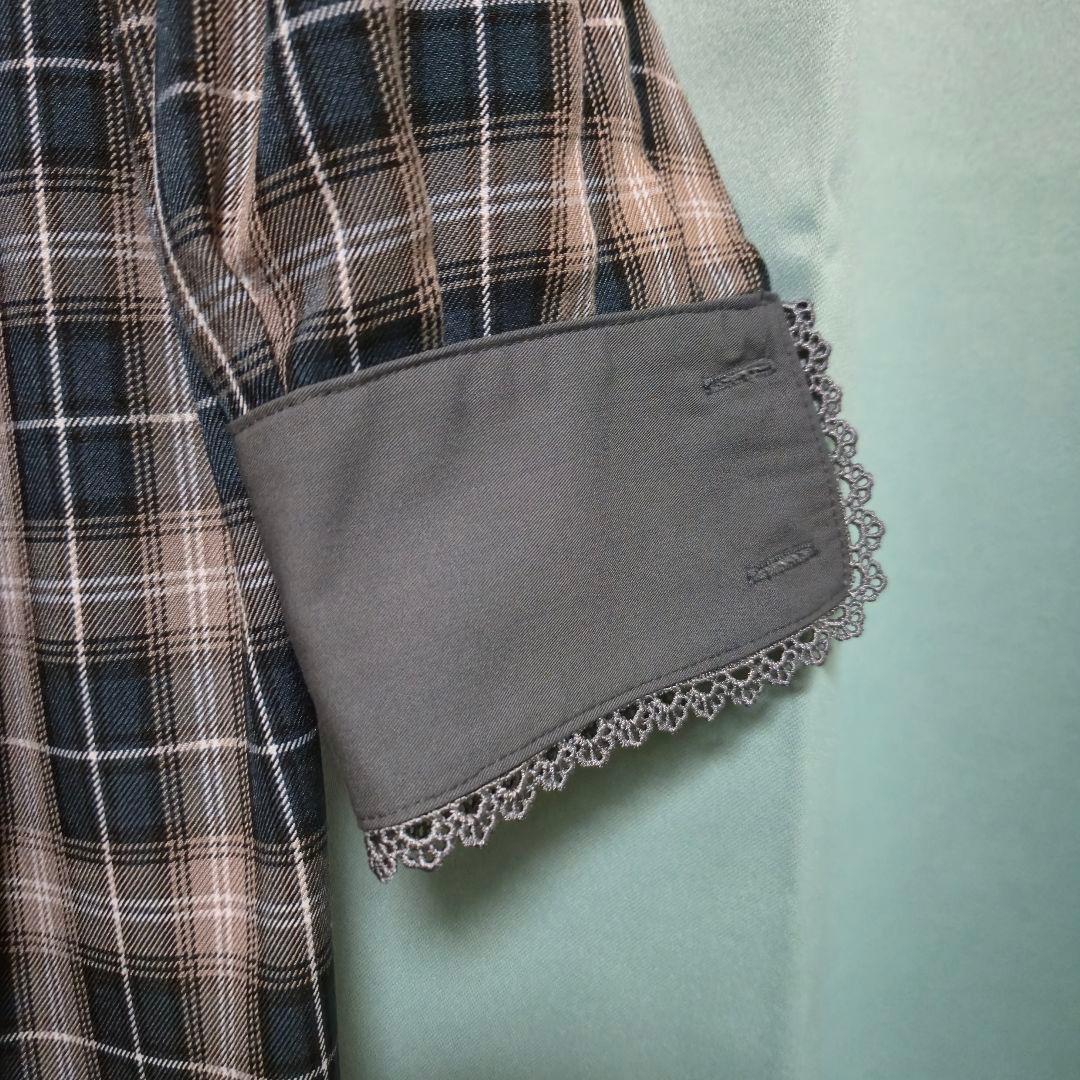 sheglit　クラシカルチェックワンピース