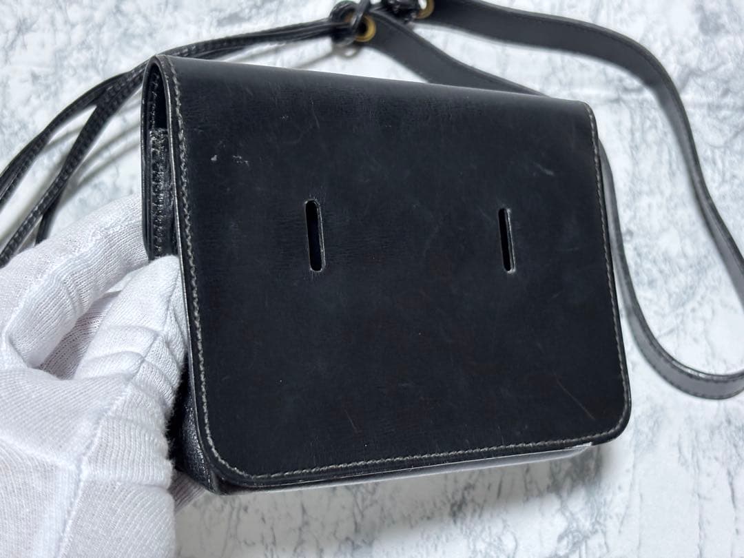 HERMES エルメス ボックスカーフ ポシェットグリーン ウエストポーチ