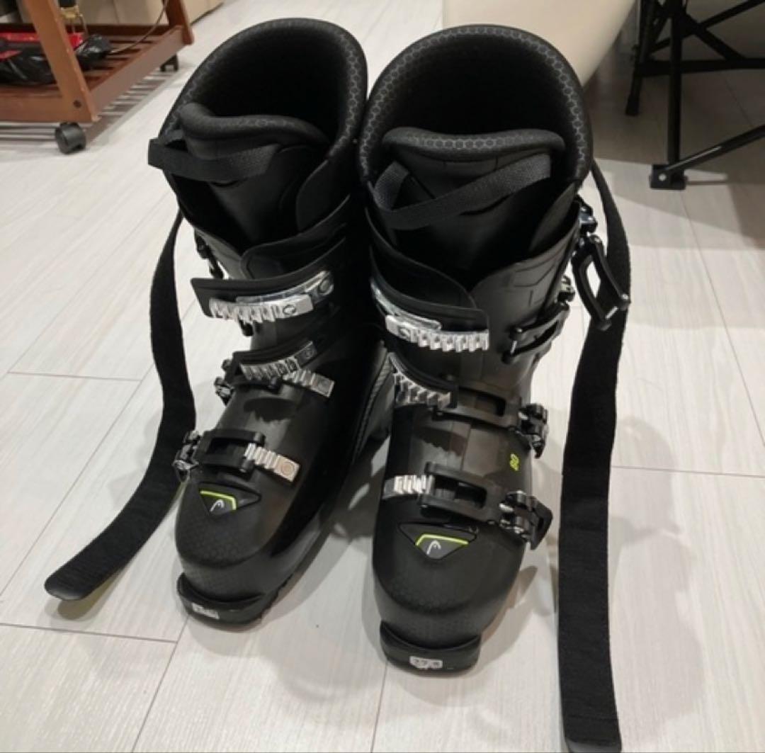 【1度だけ使用】HEAD スキーブーツ ブラック/イエロー