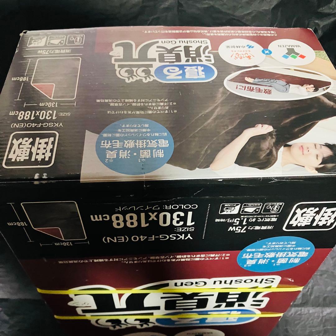 [山善] 電気掛・敷毛布 丸洗い可能 消臭元 188×130cm