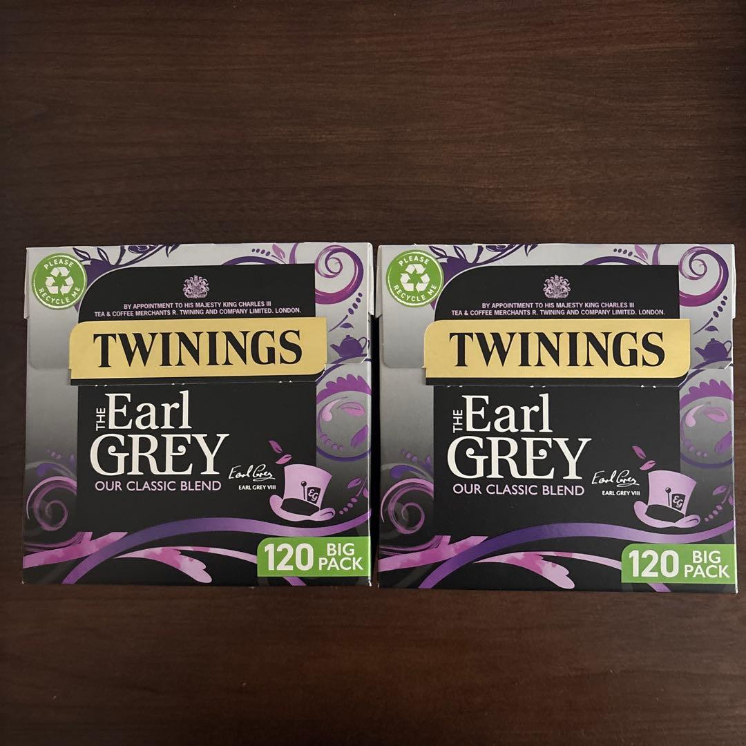 TWININGS Earl Grey 120ティーパック　2箱　アールグレイ