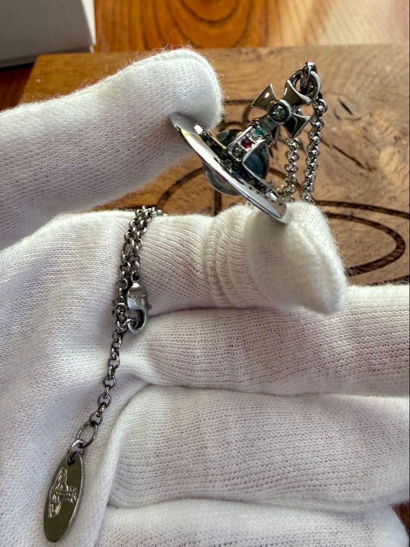 美品/正規品 VivienneWestwood タイニーオーブ/ガンメタル