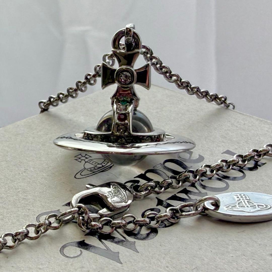 美品/正規品 VivienneWestwood タイニーオーブ/ガンメタル