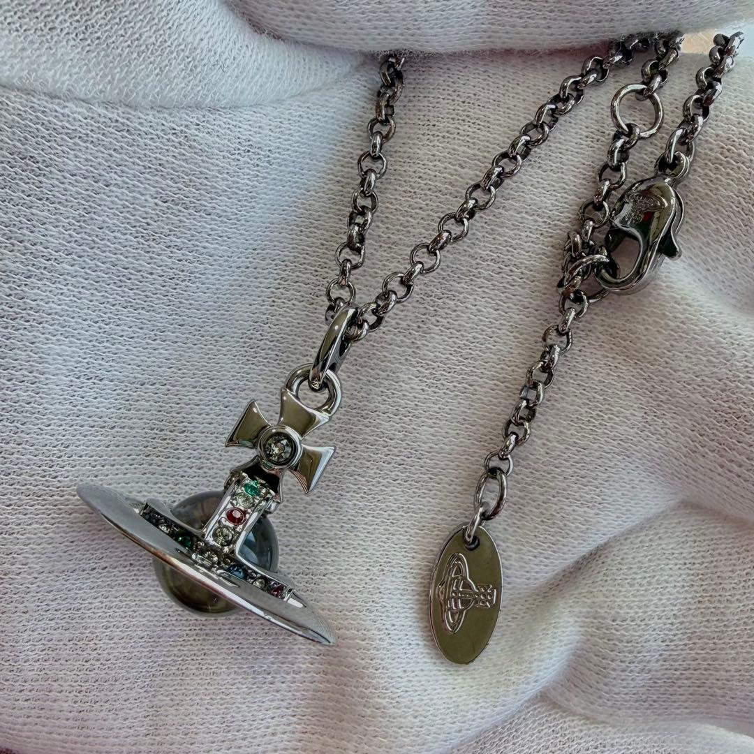 美品/正規品 VivienneWestwood タイニーオーブ/ガンメタル