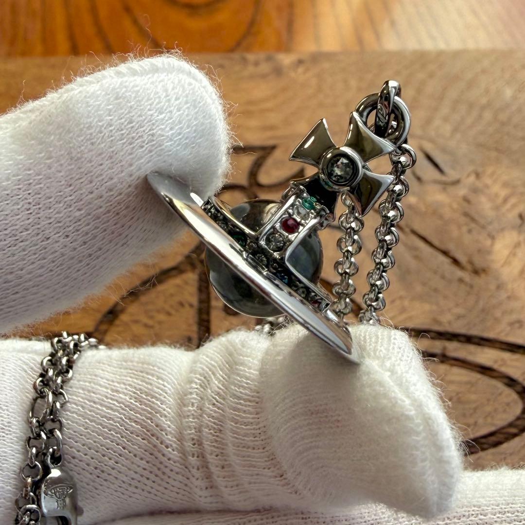 美品/正規品 VivienneWestwood タイニーオーブ/ガンメタル