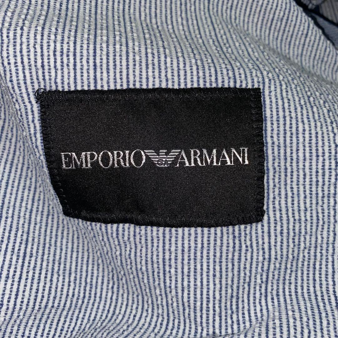 EMPORIO ARMANI シアサッカージャケット size52 ブルガリア製