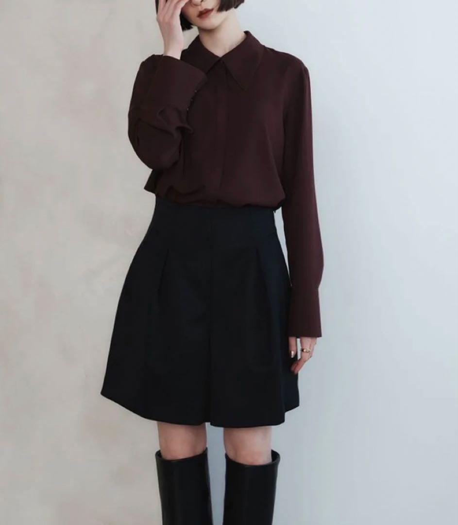 EMMEL REFINES EM タック ポケット ショートパンツ　ブラックM