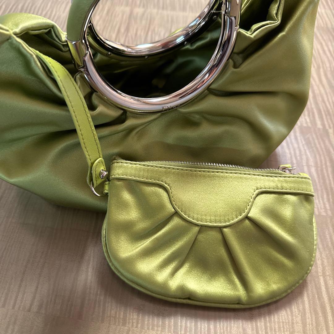 Dior サテンバッグ