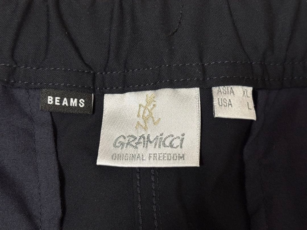 BEAMS Gramicci / スラックス 23FW ビームス 黒 XL