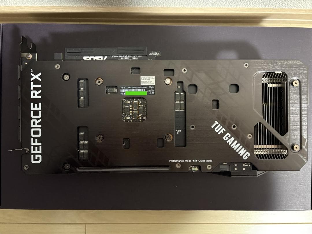 ASUS TUF Gaming GeForce RTX 3060Ti　ステイ付き