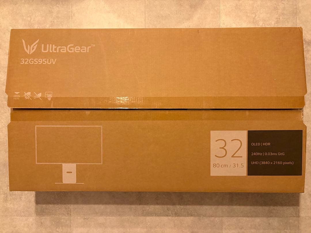 保証書有 LG UltraGear OLED 4Kモニター 32GS95UV-B