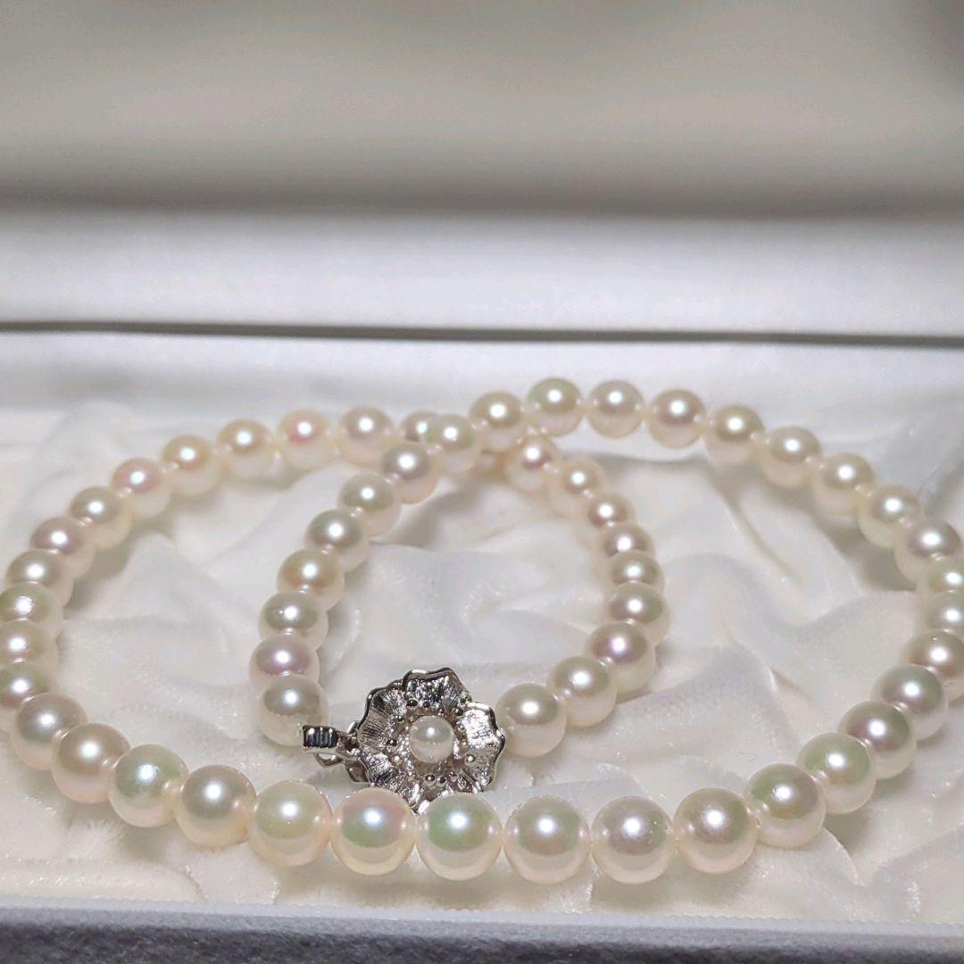 あこや真珠 ネックレス 約7.0-7.5mm 390