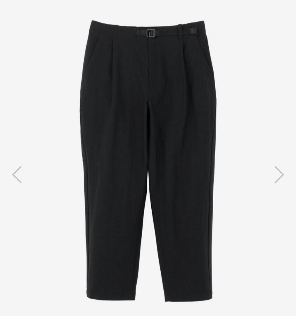 新品　Goldwin ワンタックテーパードアンクルパンツ　BLK