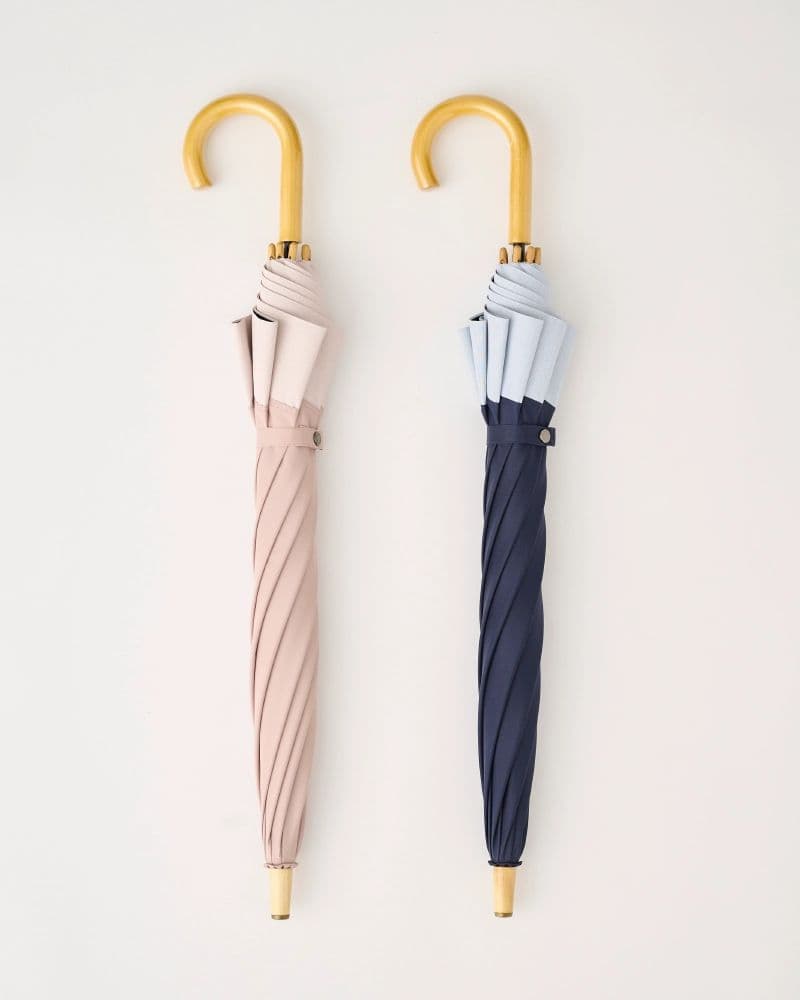 サンバリア100 日傘 長傘 Sサイズ+plus mokuピンク