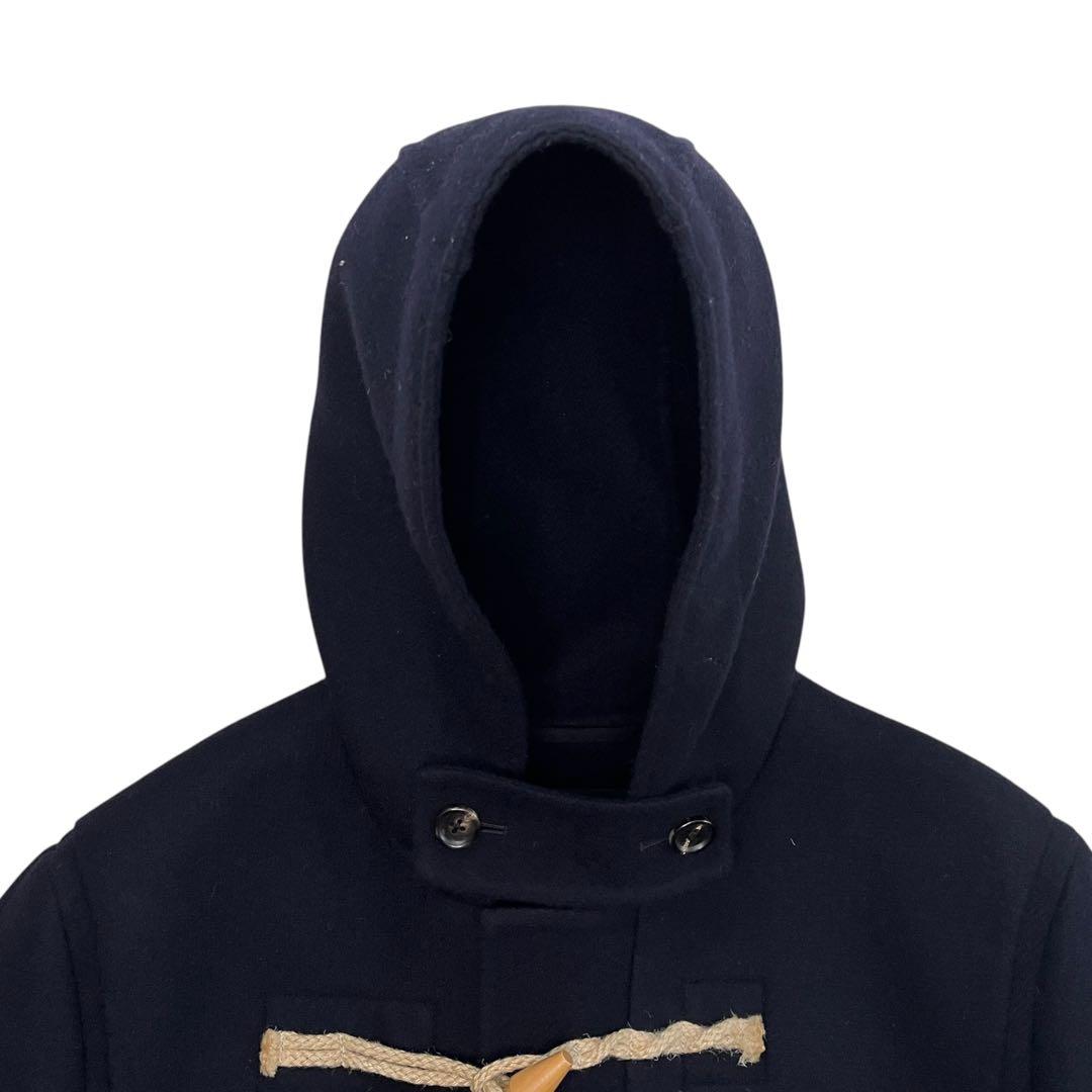 【実寸XL】TOMORROWLAND ダッフルコート カシミヤ混 ブラック