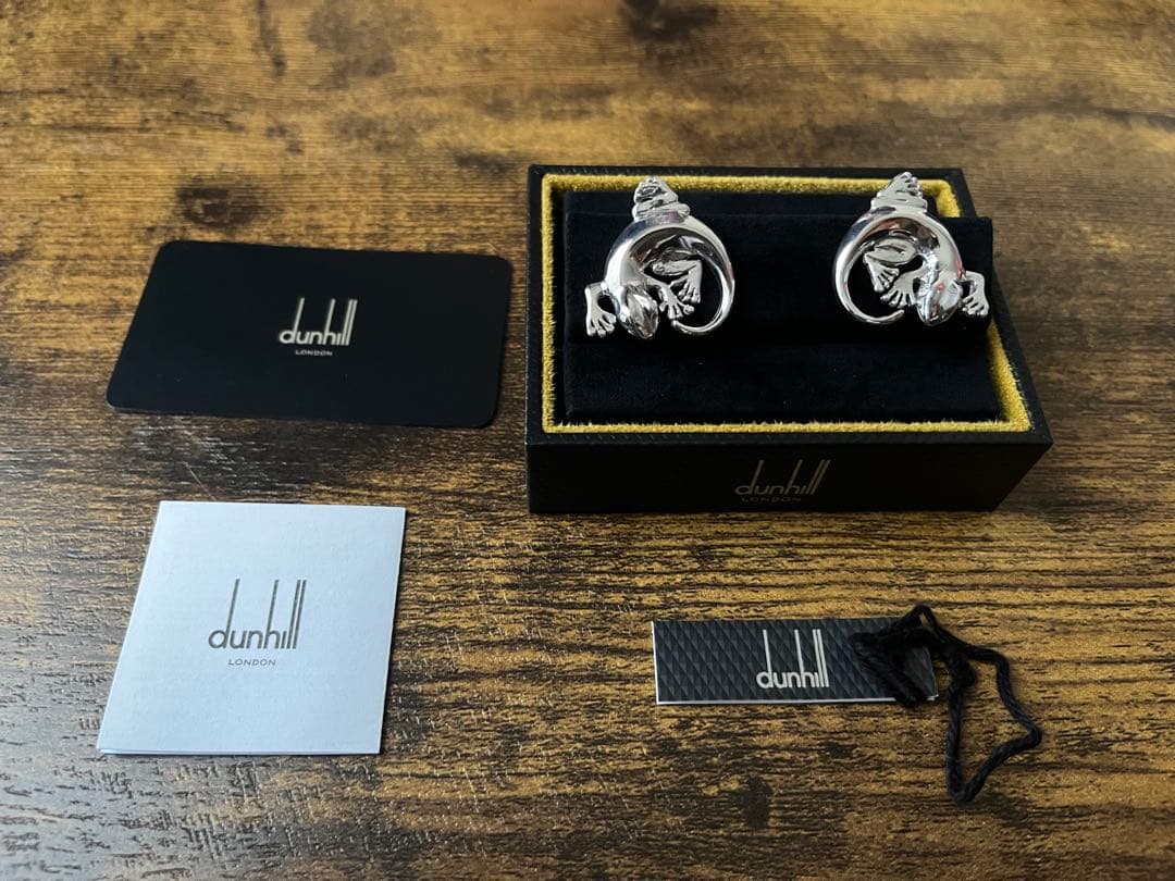 [dunhill] トカゲカフスボタン