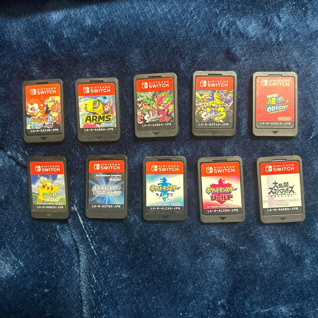 Nintendo Switchカセットまとめ売り