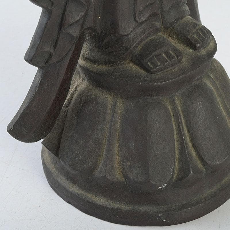 仏教美術　古銅　観音菩薩立像　仏像　V　9601