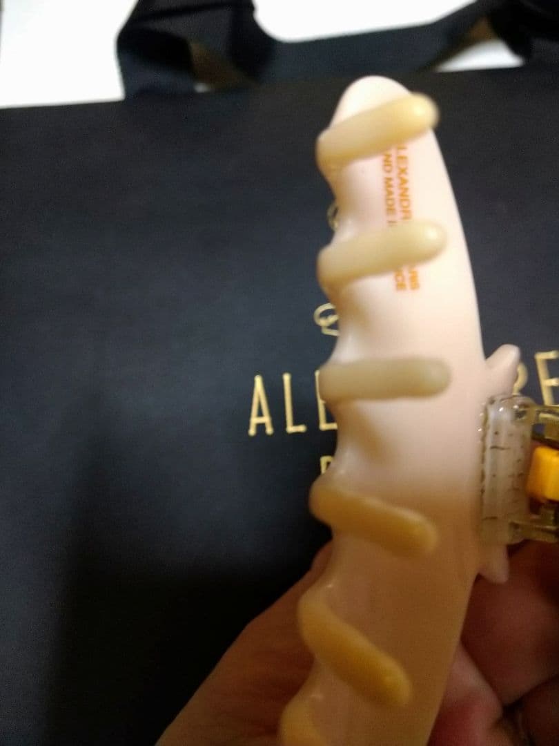 値下げALEXANDRE DE PARIS ストーン付きヘアクリップ