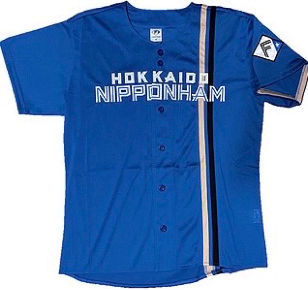 美品未着用　北海道日本ハムファイターズ 万波　ビジターユニフォームXL