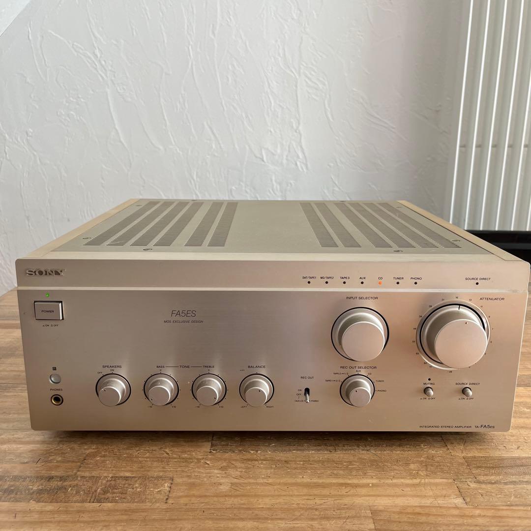 【通電確認済み・以前正常動作】SONY TA-FA5ES プリメインアンプ