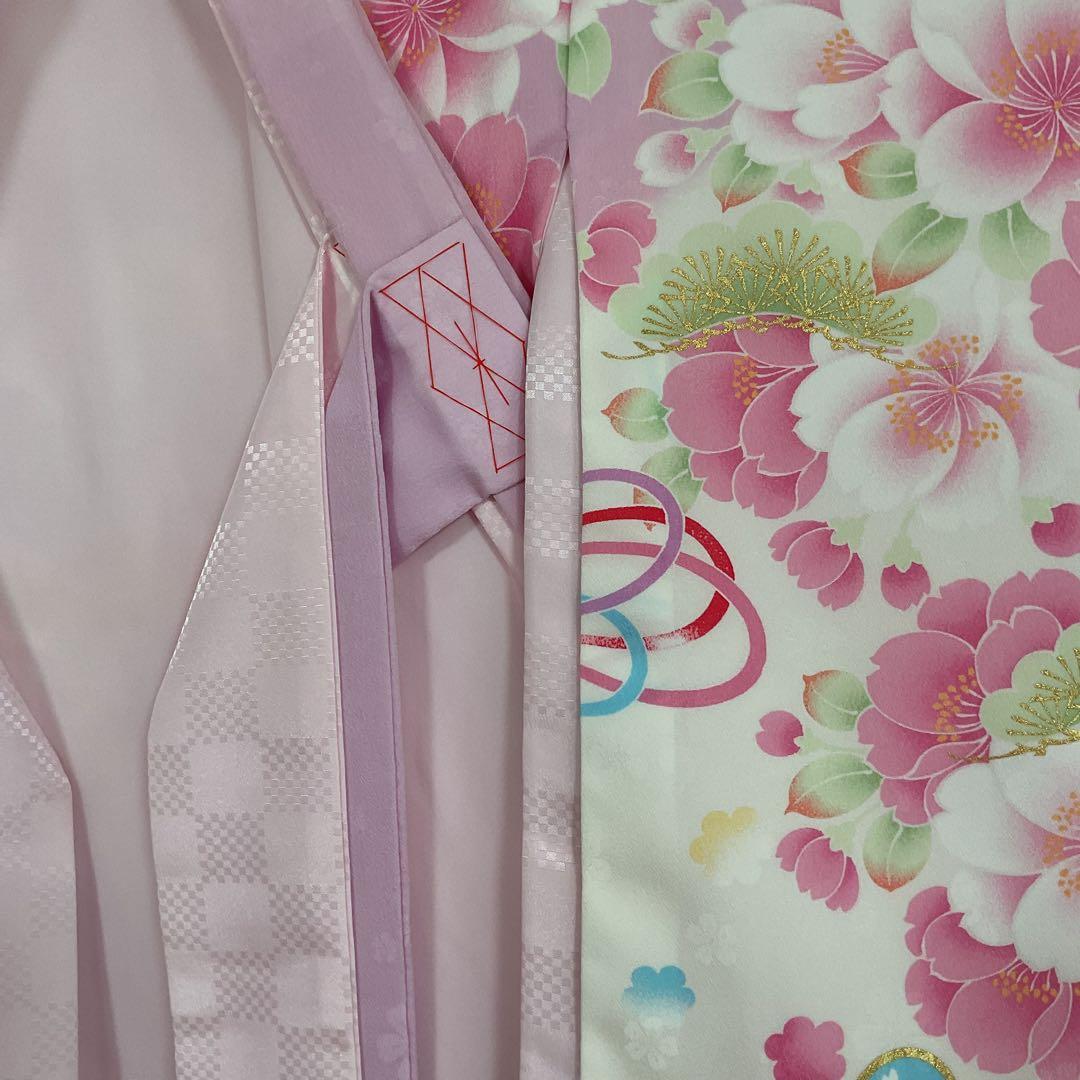 No.45 女の子　産着長襦袢付き　お宮参り　祝い着　ポンポネット