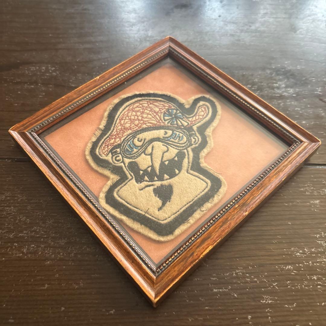 ノースノーネームパッチ額装