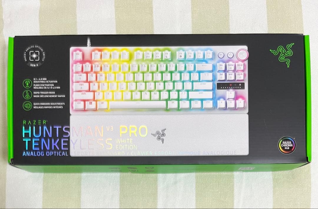 [新品] Razer Huntsman V3 Pro JP White