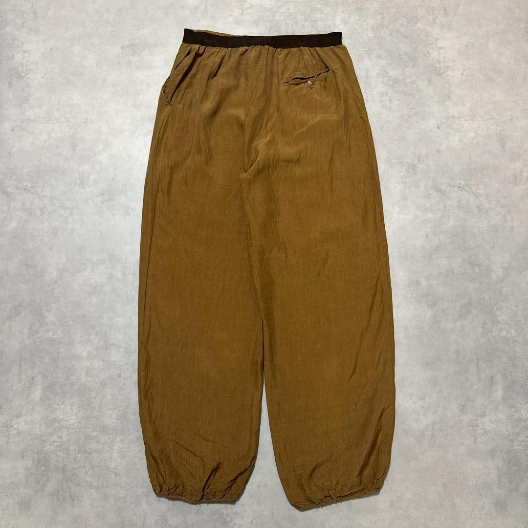 良色◎ ~90s GIORGIO ARMANI 光沢 パンツ DM1414