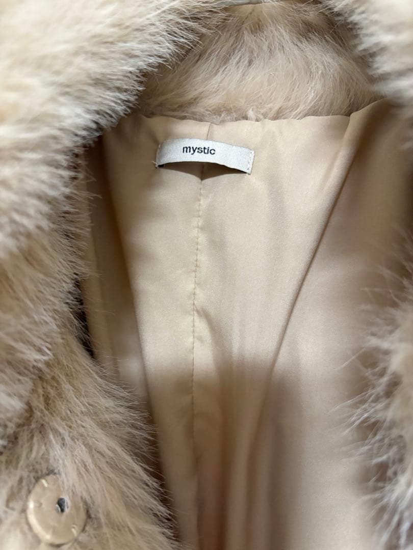 mystic ショートファーコート　FREE SIZE