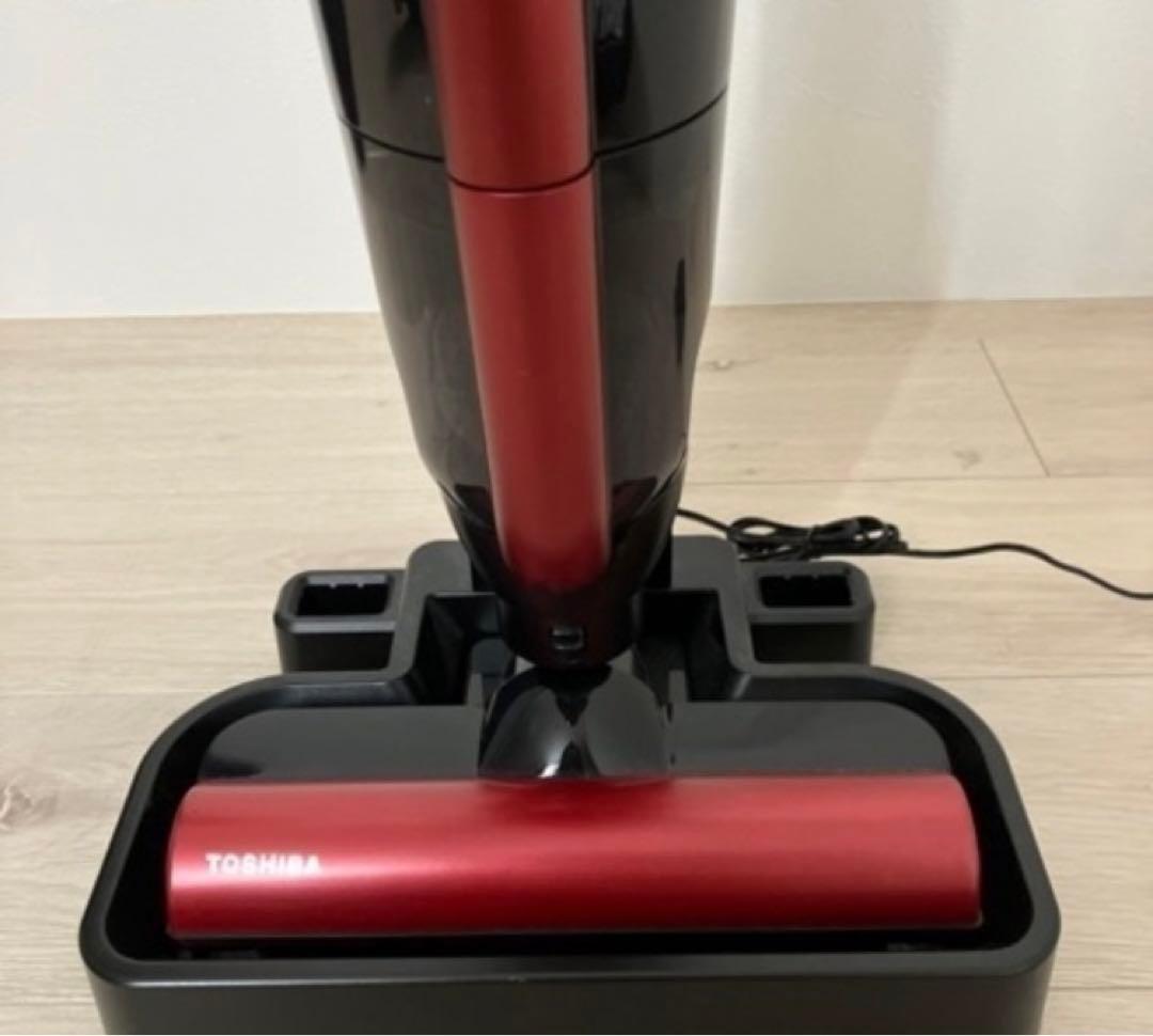 コードレス スティッククリーナー VC-WL100-R サテンレッド スティック