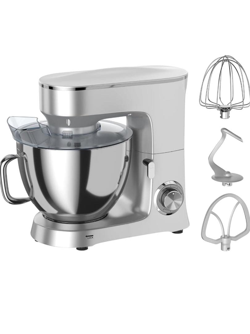 スタンドミキサー・卓上ミキサー・ステンレス製・8L