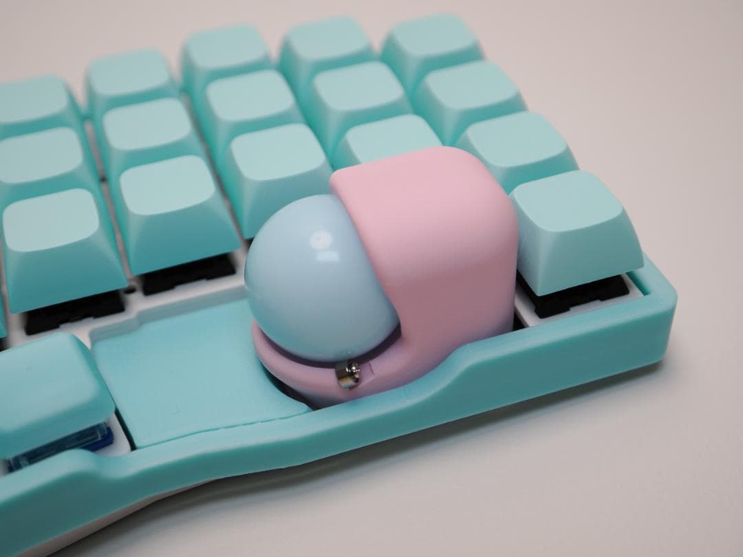 【やた氏専用】左右分割式トラックボール付きワイヤレスキーボード