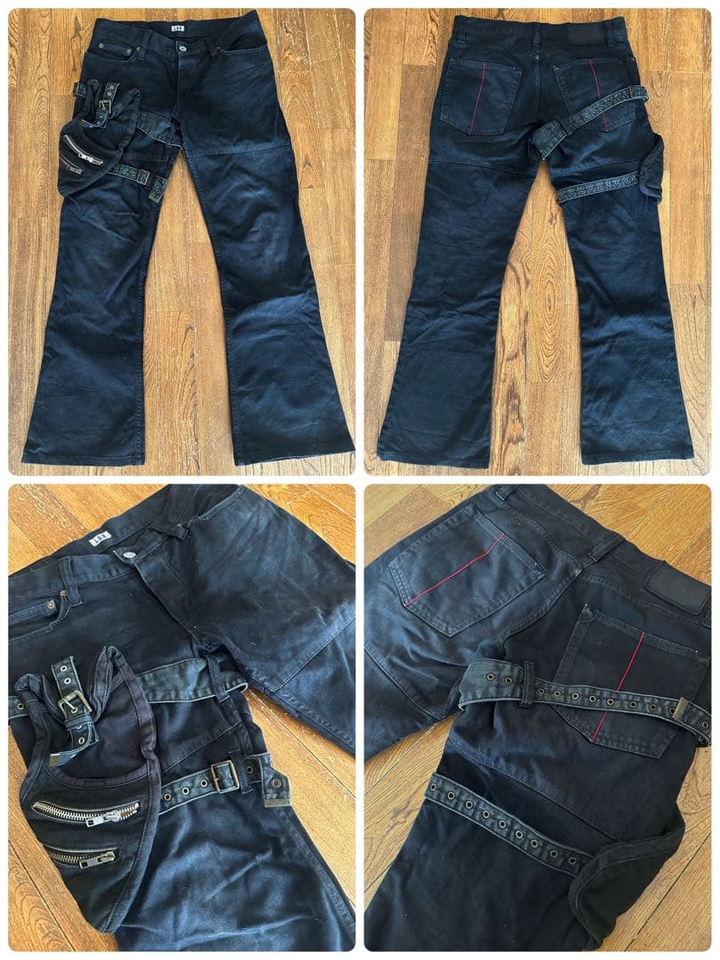 名作 LGB ルグランブルー ガンホルスターパンツ カーゴパンツ ブラック 30