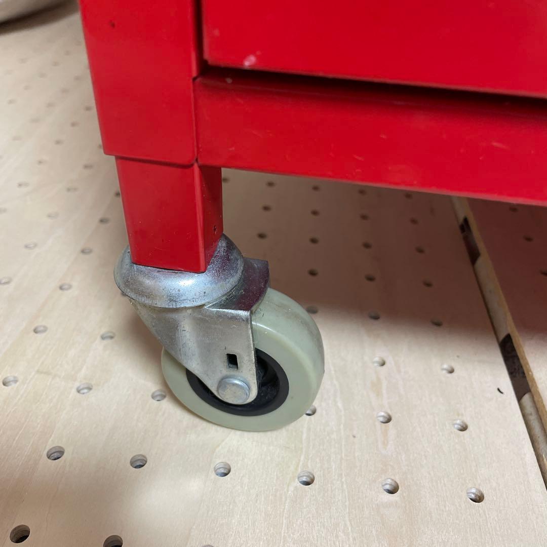 IKEA PS キャビネット　小　レッド　赤