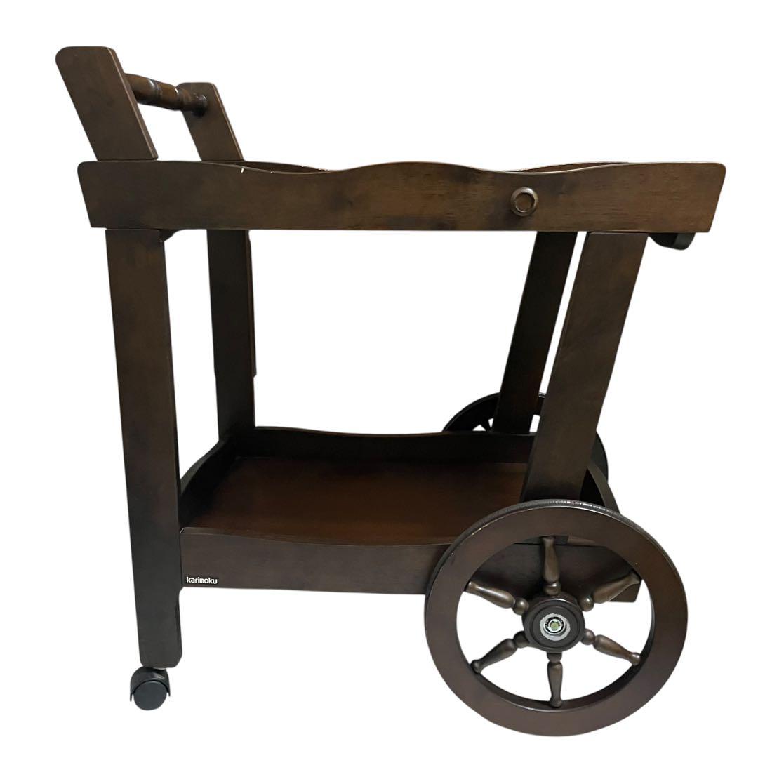 karimoku カリモク家具　キッチンワゴン　アンティーク