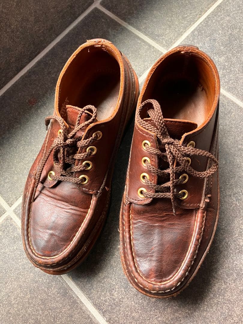 ラッセルモカシン　ブラウン　23.5〜24.0