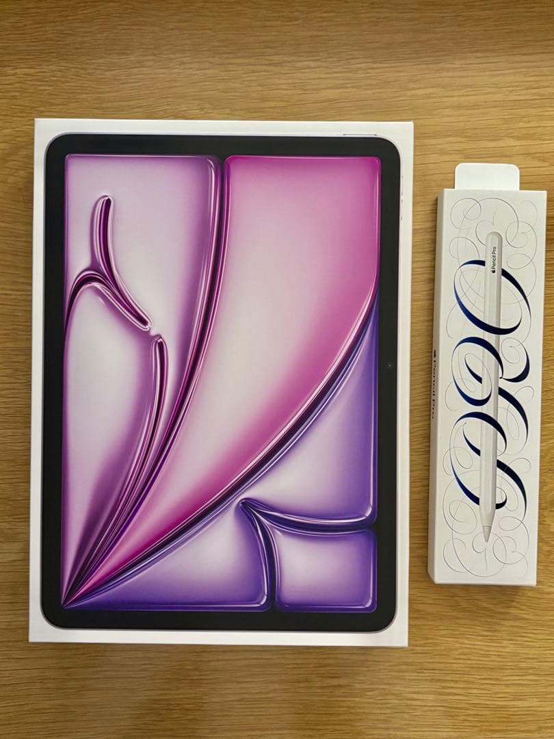 iPad Air M2 128GB パープル＋Apple Pencil Pro