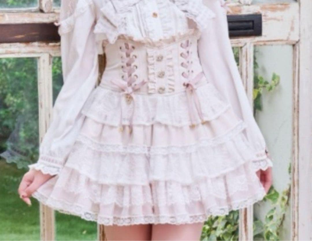 LIZLISA リズリサ ティアードフリルスカパン 地雷系 量産型